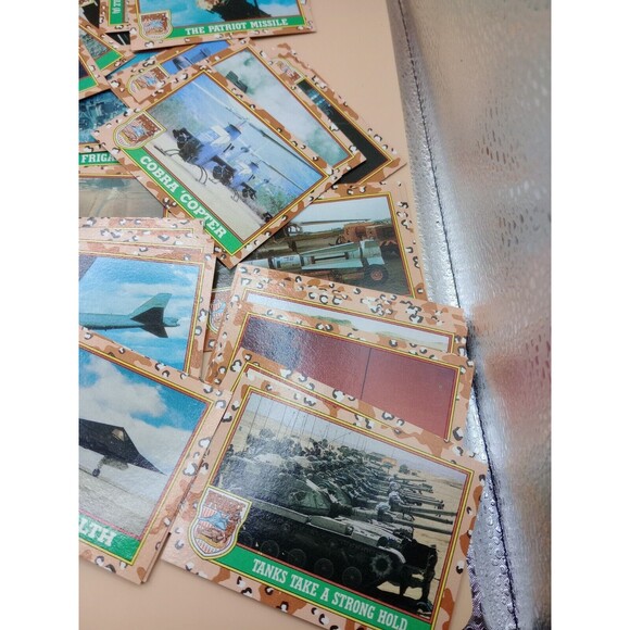 1991 Desert Storm Trading Cards Complete Set 88 Cards 22 Stickers - Picture 7 of 11